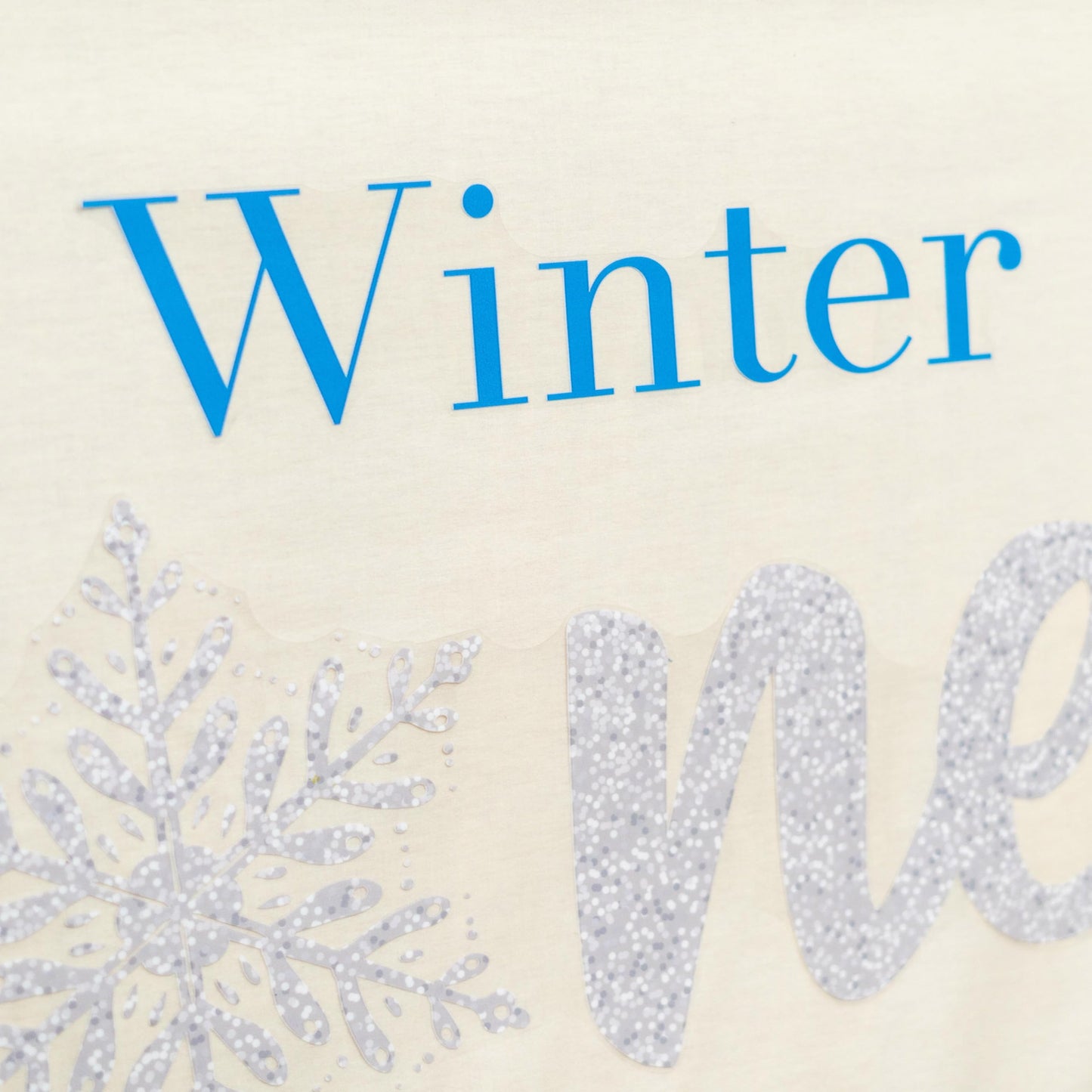 Capiont Winter Onederland Decal - Christmas 1st Birthday Snowflake Backdrop Sticker, Snowflake Themed Decor Wall Stickers for Party/Anniversary/Balloon Arch/Background (Winter Onederland)