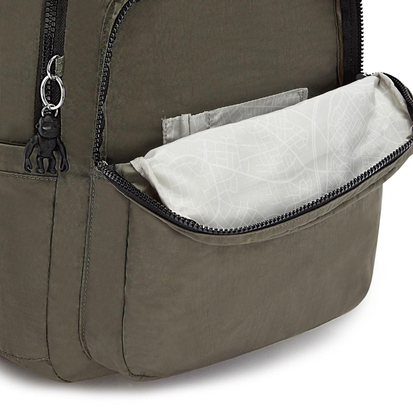 Kipling SEOUL Large Backpack, Green Moss (Green)
