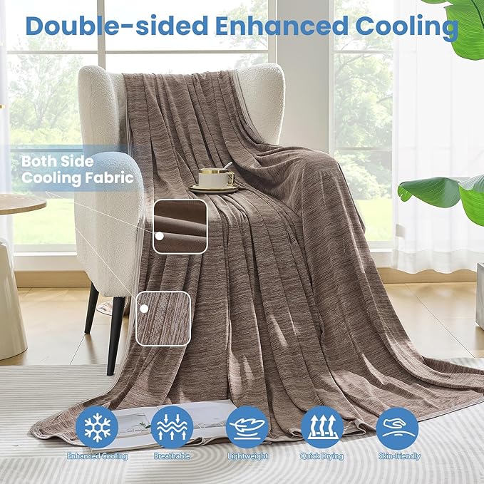 OIGAE Cooling Blanket for Hot Sleepers