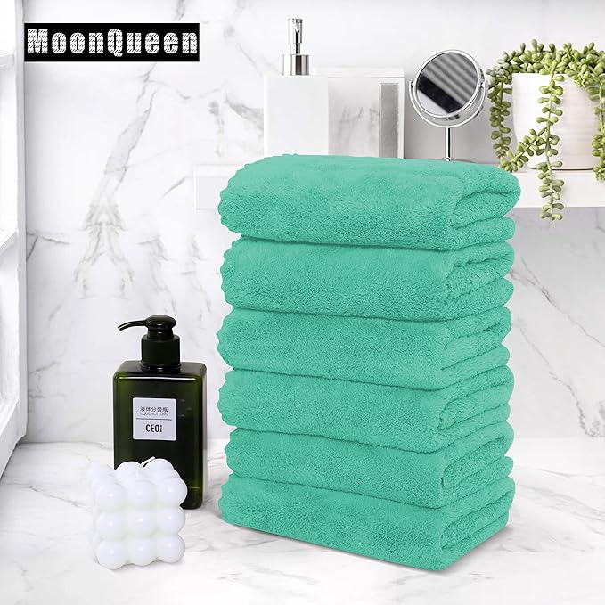 MOONQUEEN 6 Pack Premium Hand Towels