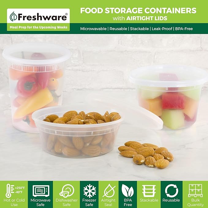 Freshware Food Storage Containers