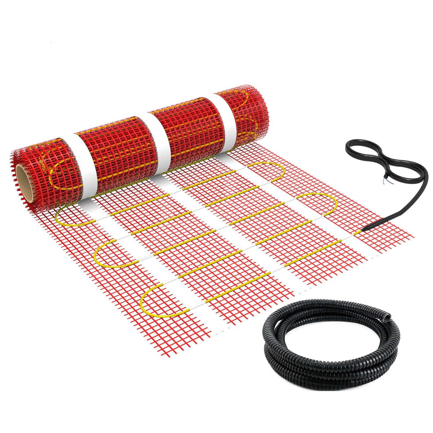 80 sqft HEATIT Warmmat Electric Radiant Self-adhesive Floor Heat Heating System