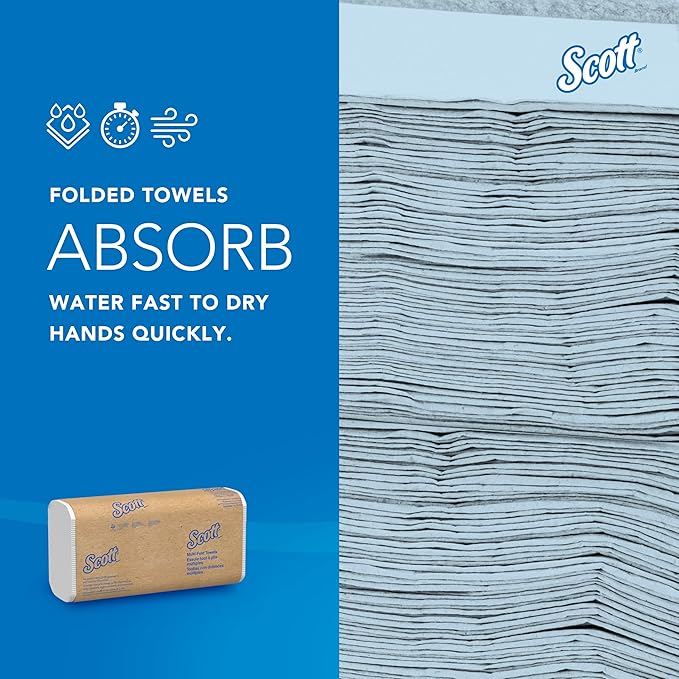 Scott Professional Universal Multifold Paper Towels, Absorbency Pockets