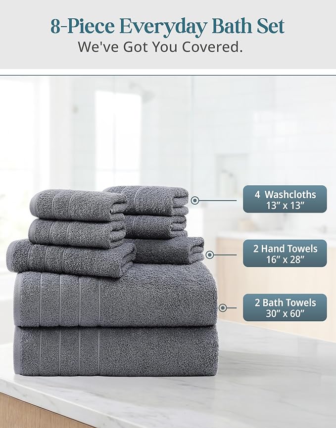 Casa Platino Premium Cotton Towels Set