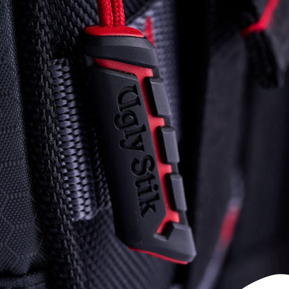 Ugly Stik Deluxe 3700 Tackle Backpack, Durable and Comfortable Fishing Tackle Backpack, Made with Heavy-Duty 1680 Denier Fabric, Integrated Bait-File Storage System and Insulated Cooler Pocket