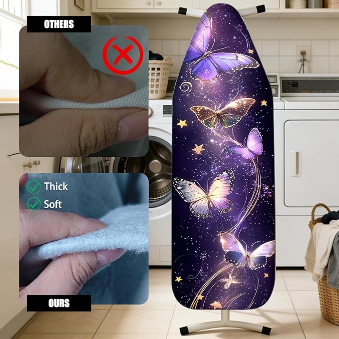 Nuxovilar Ironing Board Cover Needle Cotton 15x54 Inches | Ironing Board Cover