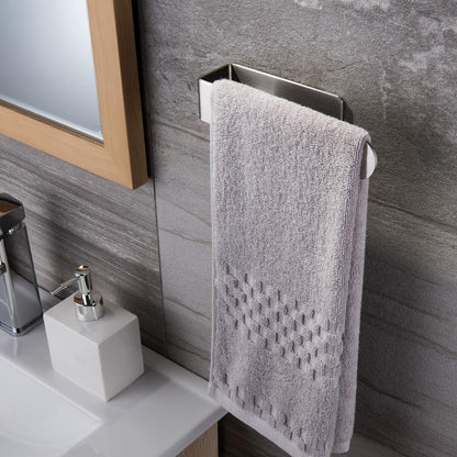 YIGII Hand Towel Holder Self Adhesive - Towel Ring Stainless Steel Towel Rail for Bathroom