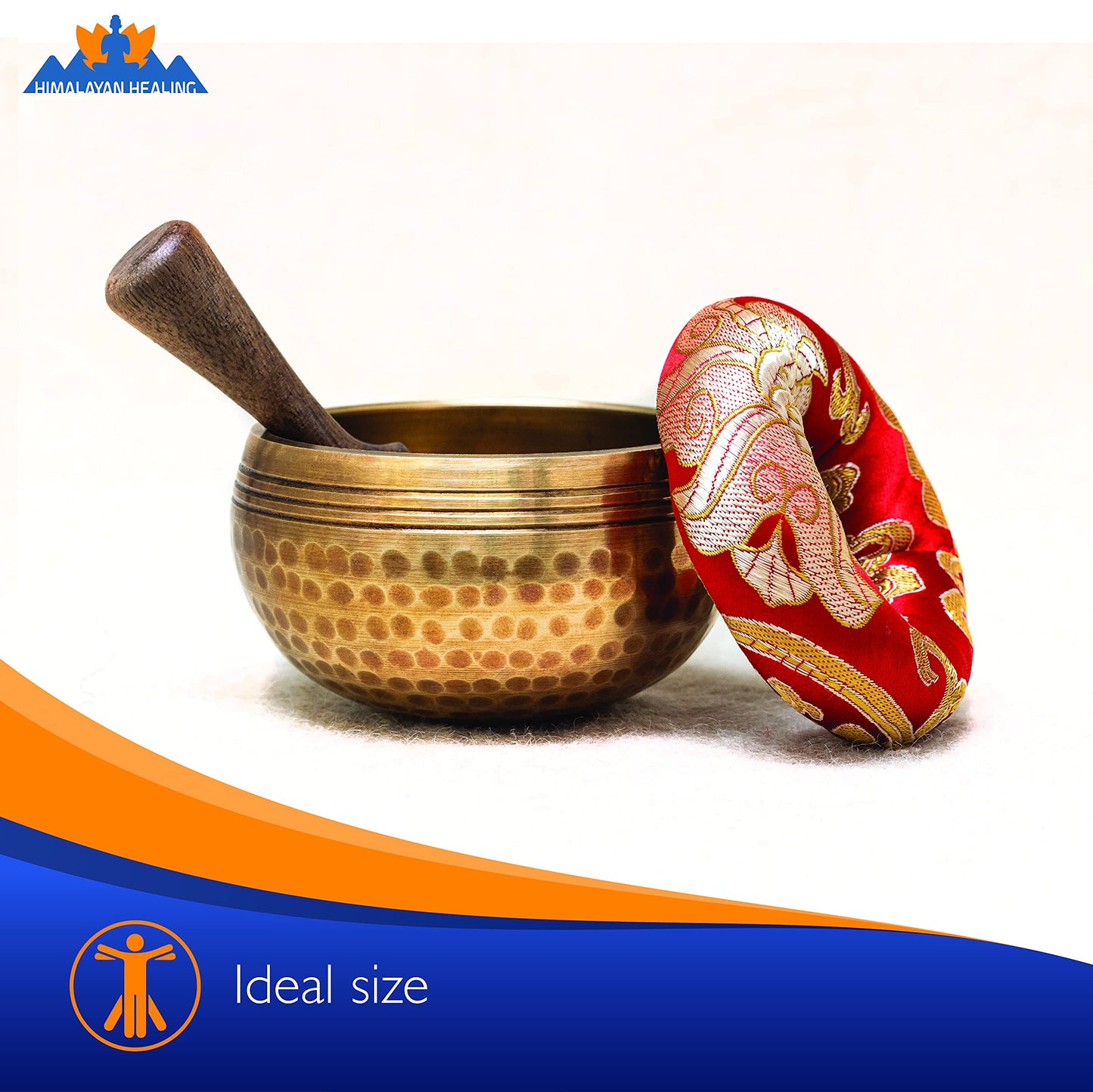 HIMALAYAN HEALING® Tibetan Singing Bowls Set~ Meditation Sound Bowl hand Hammered in Nepal For Yoga, Meditation, Mindfulness, Healing & Chakra balancing~