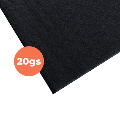 Supermats Heavy Duty Equipment Mat 20GS Made in U.S.A. for Indoor Cycles Exercise Upright Bikes and Steppers (2 Feet x 3 Feet 10 In) (24-Inch x 46-Inch) (60.96 cm x 116.84 cm) , Black
