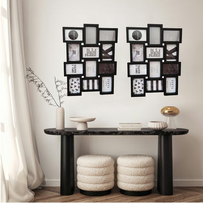 IELEPHONIX Picture Frames 4 * 6'' 12 opening Multi Family Photo for Gallery Decor wall Hanging Display horizontal vertical dual-use random (2)