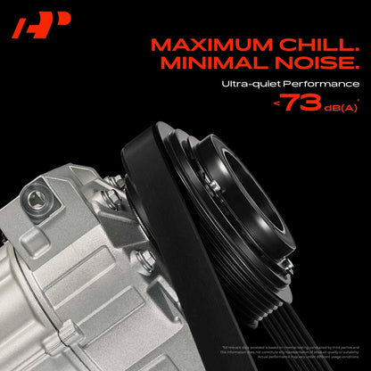 A-Premium Air Conditioner AC Compressor with Clutch Compatible with Mercedes-Benz E350 2013-2014, ML350 2013-2014, GLK350 2013, V6 3.5L