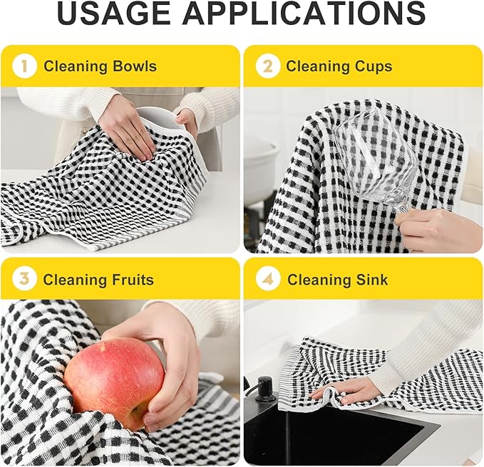 SALAS Cotton Dish Towels Cloths