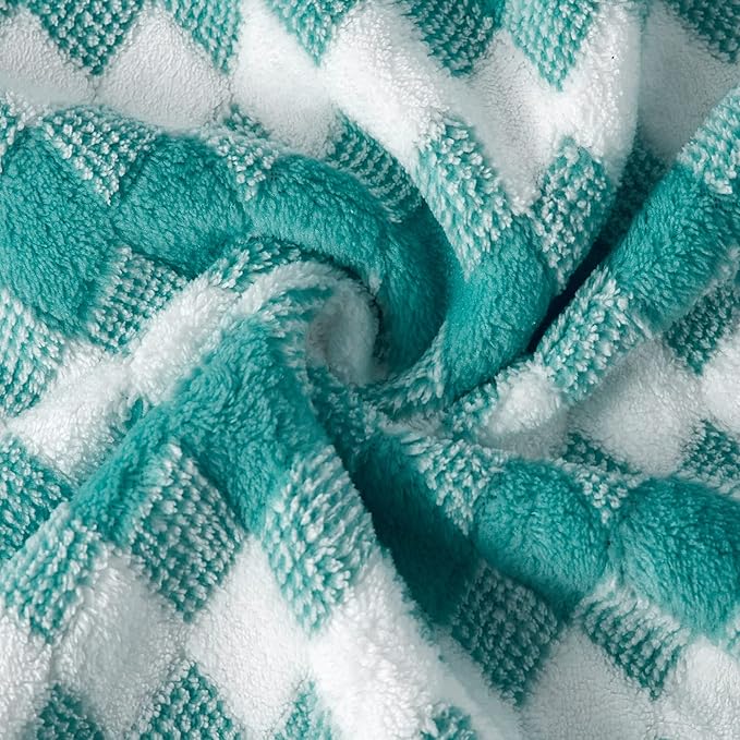 Hand Towels Set 2 Pack-16“x31” Ultra Soft Microfibers Bathroom Towel Set Highly