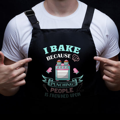 Xmeden Funny Baking Apron for Women - Cute Cooking Aprons for Adults with 2 Pockets, Baking Supplies &Essentials for Home Bakers, Kitchen Apron Gifts for Mother's Day Birthday Christmas
