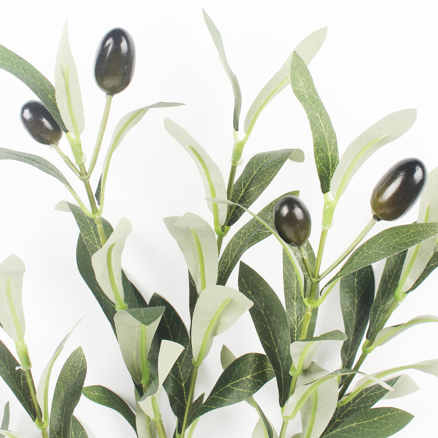 COTSEN 5 Pack 18.8 inch Artificial Olive Plants Fake Olive Silk Tree Faux Olive Plants for Wedding Party Family Indoors Decor