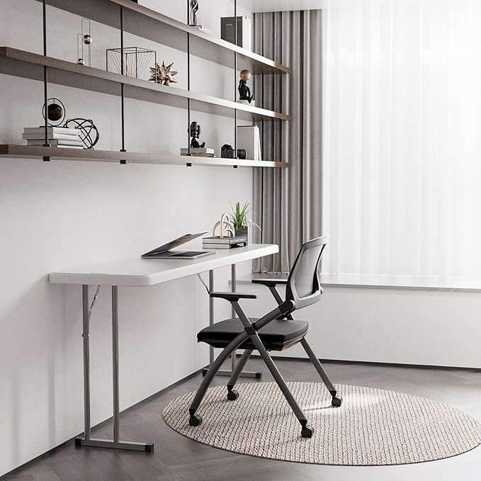 VINGLI 6 FT Narrow Folding Table, Home Work