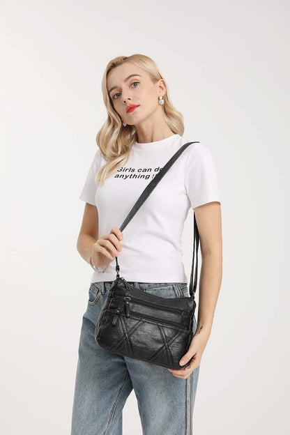 Gladdon Handbags for Women Multi Pockets Casual Cross-body Bags Waterproof Purse and Shoulder Bags Slightly Messenger Bags for Daily Use