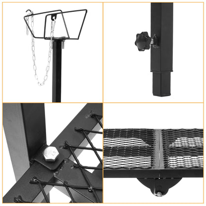 Nisorpa Goat Stand 51x23 Inch, Height Adjustable Sheep Stand for Shearing Trimming Milking, Max Load Capacity 550 LBS