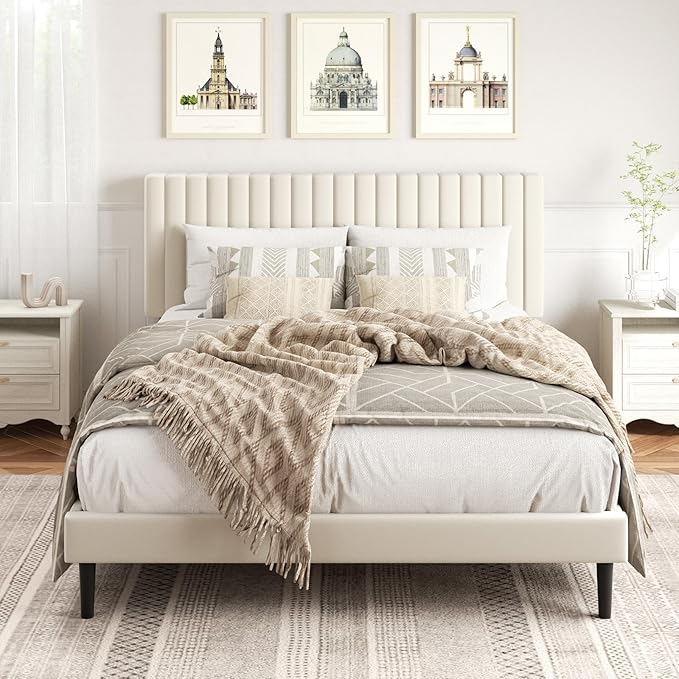 HAOARA Queen Size Platform Bed Frame