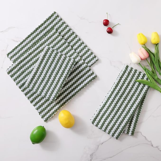 Homaxy 18 Pack Kitchen Dish Cloths, Ultra Soft and Absorbent Dish Towels