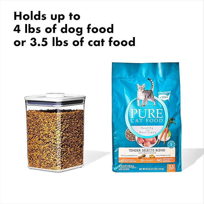 OXO Good Grips Pet POP Container – 4.4 Qt/4.2 L
