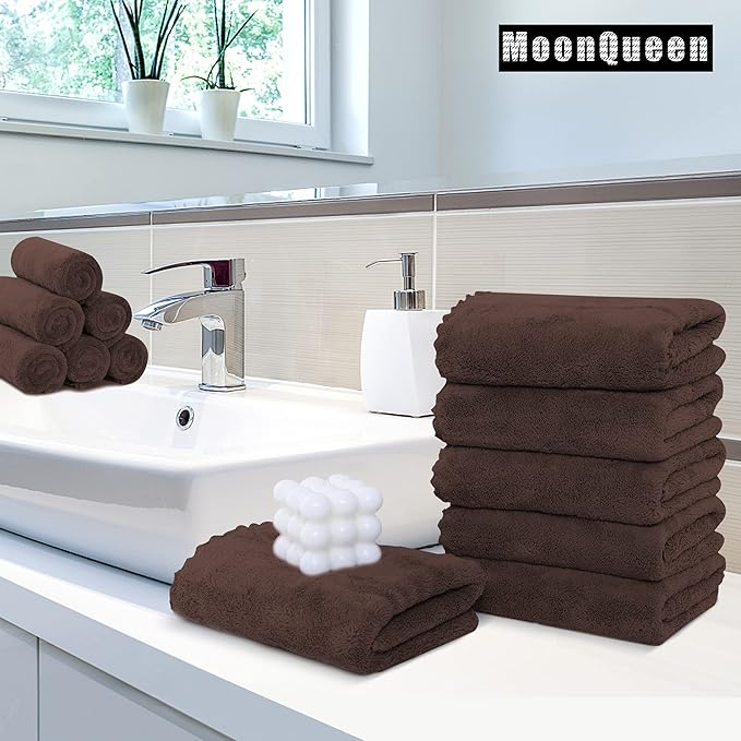 MOONQUEEN 6 Pack Premium Hand Towels