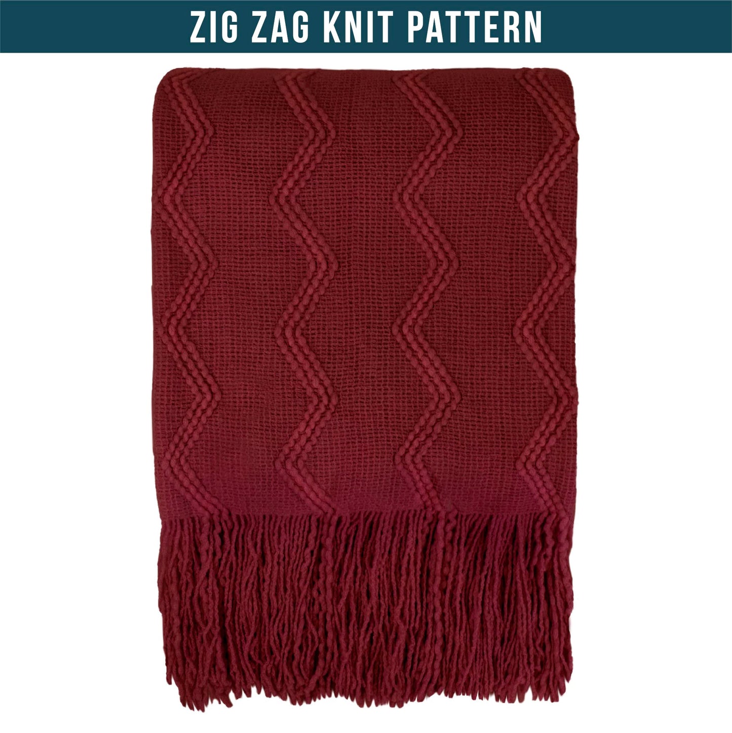 PAVILIA Maroon Red Knit Throw Blanket for Couch Bed, Soft Knitted Farmhouse Sofa Throw for Living Room, Lightweight Decorative Fall Throw Blanket for Chair, Outdoor Textured Boho Blanket, 50x60