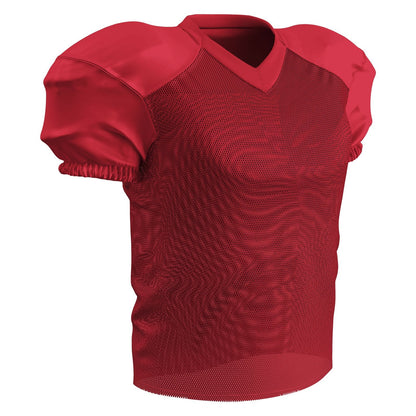 CHAMPRO Boys' Time Out Youth Stretch Football Practice Jersey Scarlet