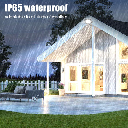 loyal Security Lights Outdoor Motion Sensor, 100W PIR Sensor Security Light Detachable 9000LM 6500K Cold White LED Outdoor IP65 Waterproof Floodlight for Garage Garden