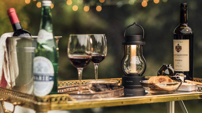 BALMUDA Combo Pack The Lantern Black & Navy | Rechargeable LED Lantern | 3 Light Modes: Candle, Amber, & Warm White | Battery Operated