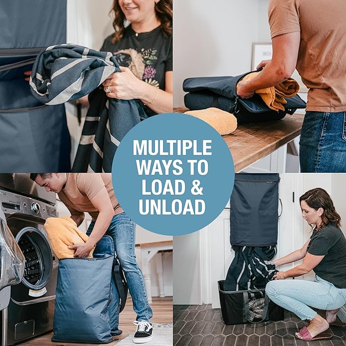 CleverMade Convertible Laundry Hamper Bag