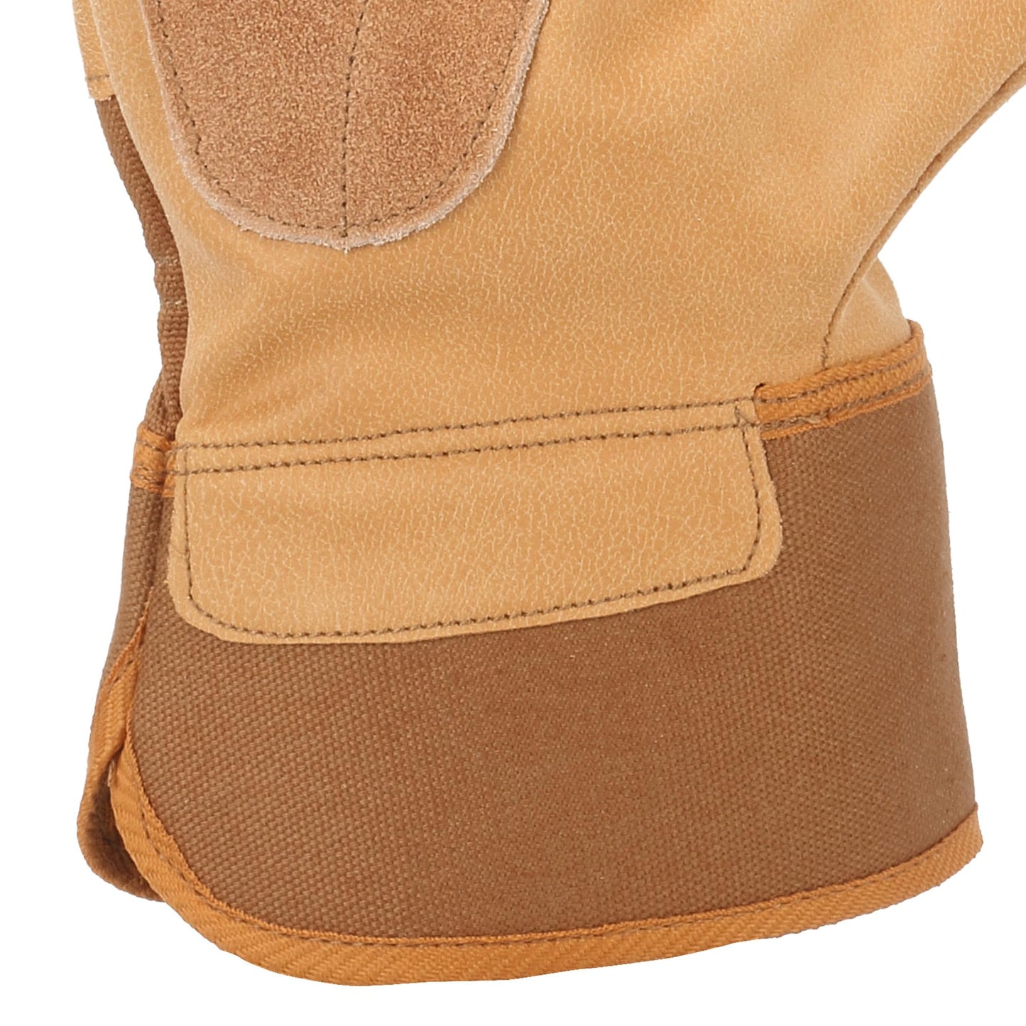 Carhartt Men's Grain Leather Work Glove with Safety Cuff Cold Weather, Brown, XXL