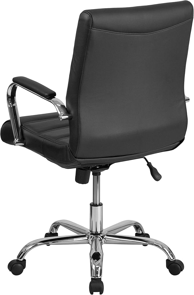 Flash Furniture Whitney Mid-Back Swivel LeatherSoft Desk Chair