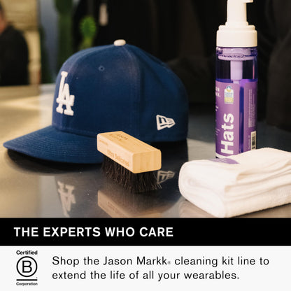 Jason Markk Shoe Cleaning & Sneaker Care – Deep Cleaning Solution, Delicate & Durable Brushes – Safe for Leather, Suede, Wool, Cotton, Polyester