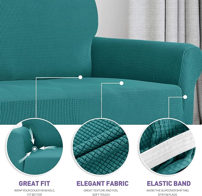 ZNSAYOTX Super Stretch Couch Cover Universal Sofa Covers