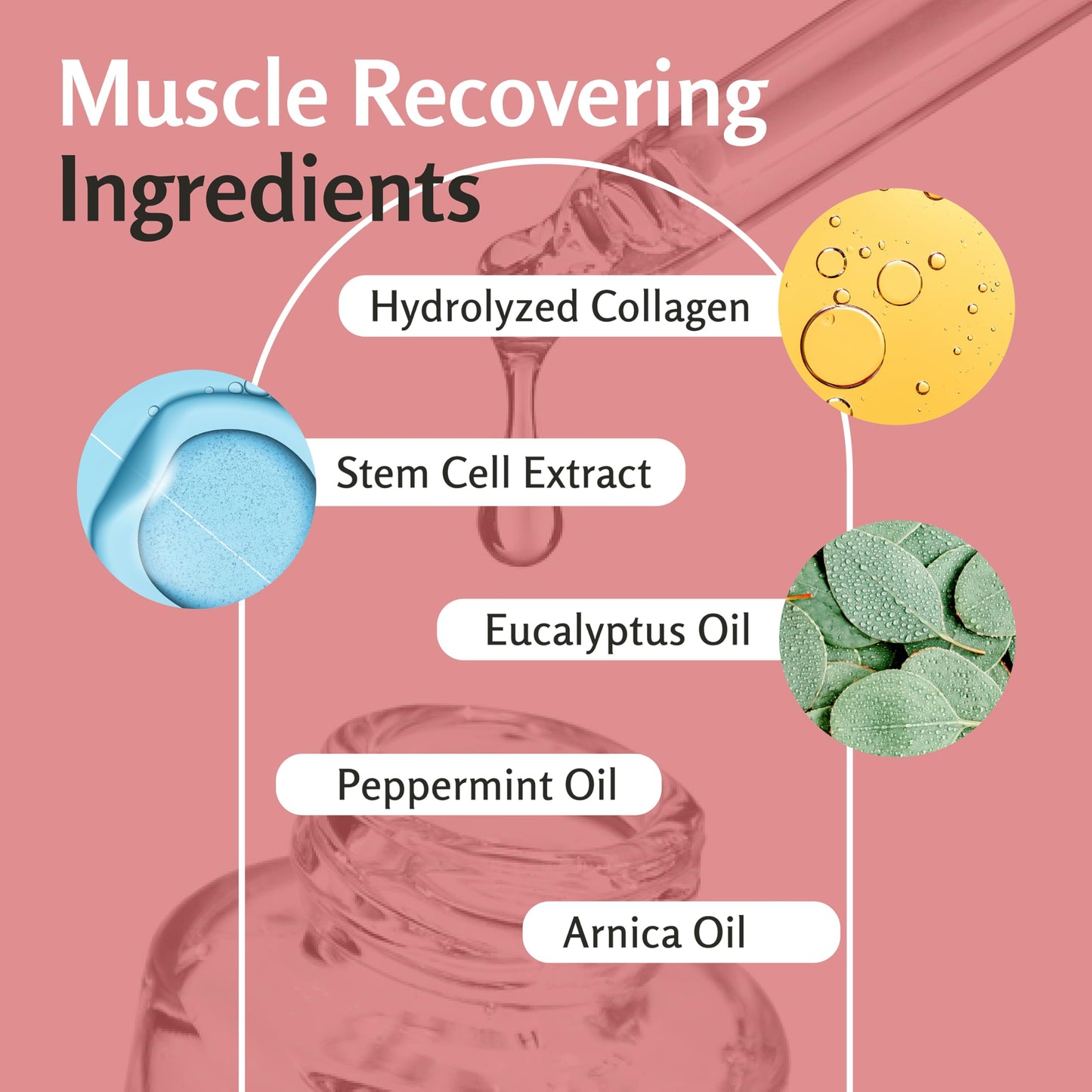 M3 Naturals Firming Body Massage Oil with Collagen & Stem Cell – Helps Smooth The Appearance of Cellulite & Improve Skin Texture – Refreshing Aromatherapy Body Oil for Legs & Full Body – 16 Fl Oz