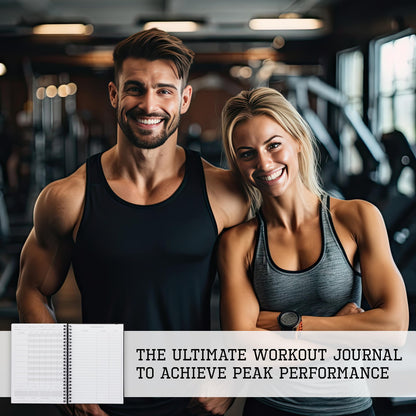 ZICOTO Ultimate Workout Journal - Complete Fitness Training Planner for Men and Women - Track PRs, Build Muscle & Dominate Your Workouts - Essential Gym Gear Accessories for Serious Weight Lifters