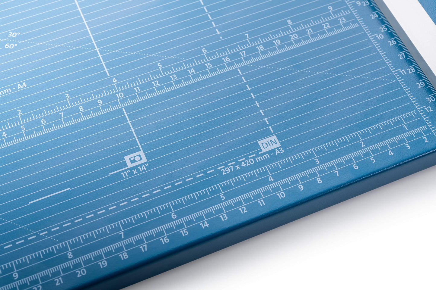 Dahle 552 Professional A3 Self-Sharpening Paper Trimmer, Dual Guide Bar, Automatic Clamp, Safety Protection Cutter, Blue