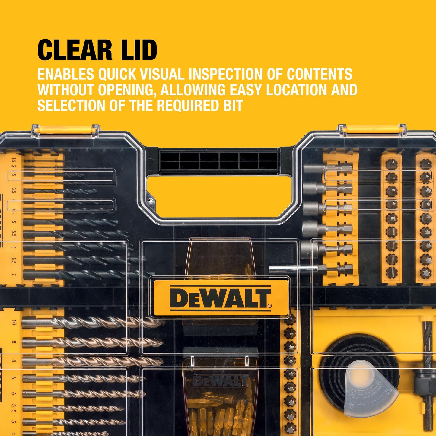 DEWALT High Performance Drill Drive Set (100 pc.), Fits Tstak IV Drawer, DT71569-QZ
