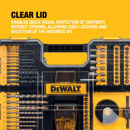 DEWALT High Performance Drill Drive Set (100 pc.), Fits Tstak IV Drawer, DT71569-QZ