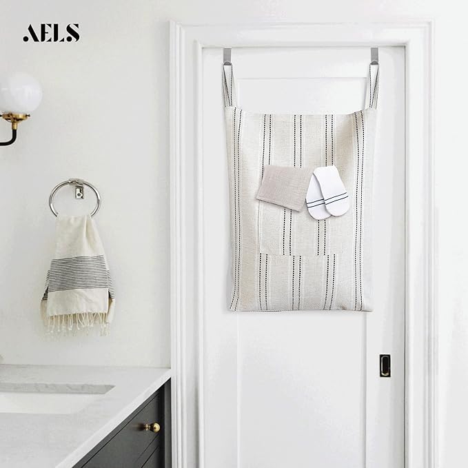 AELS Farmhouse Hanging Laundry Hamper