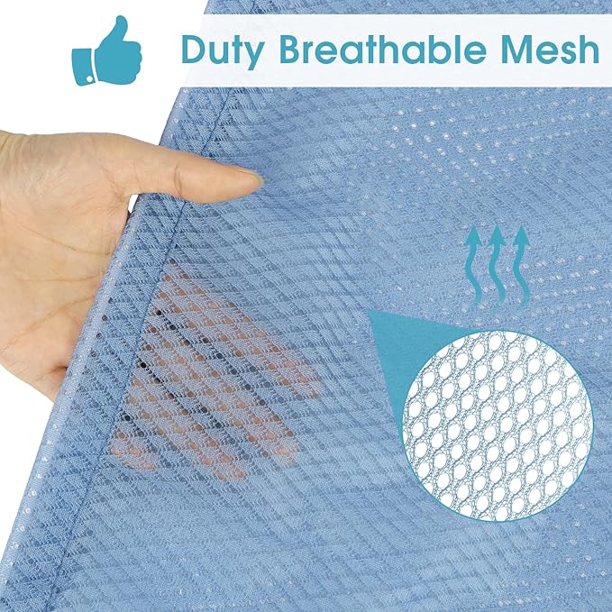 2 Pack Mesh Laundry Bags, 23 x 34 Inches Heavy Duty Mesh Laundry Bag, Large