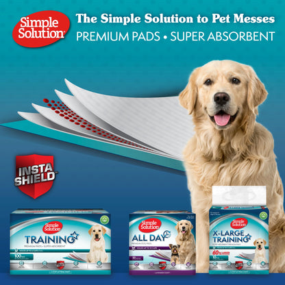 Simple Solution 6-Layer All Day Premium Dog Pads - Lavender Scent pack of 50