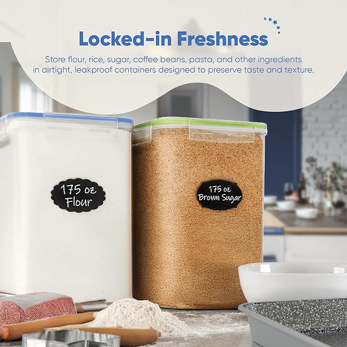 Chef's Path Large Airtight Food Storage Containers