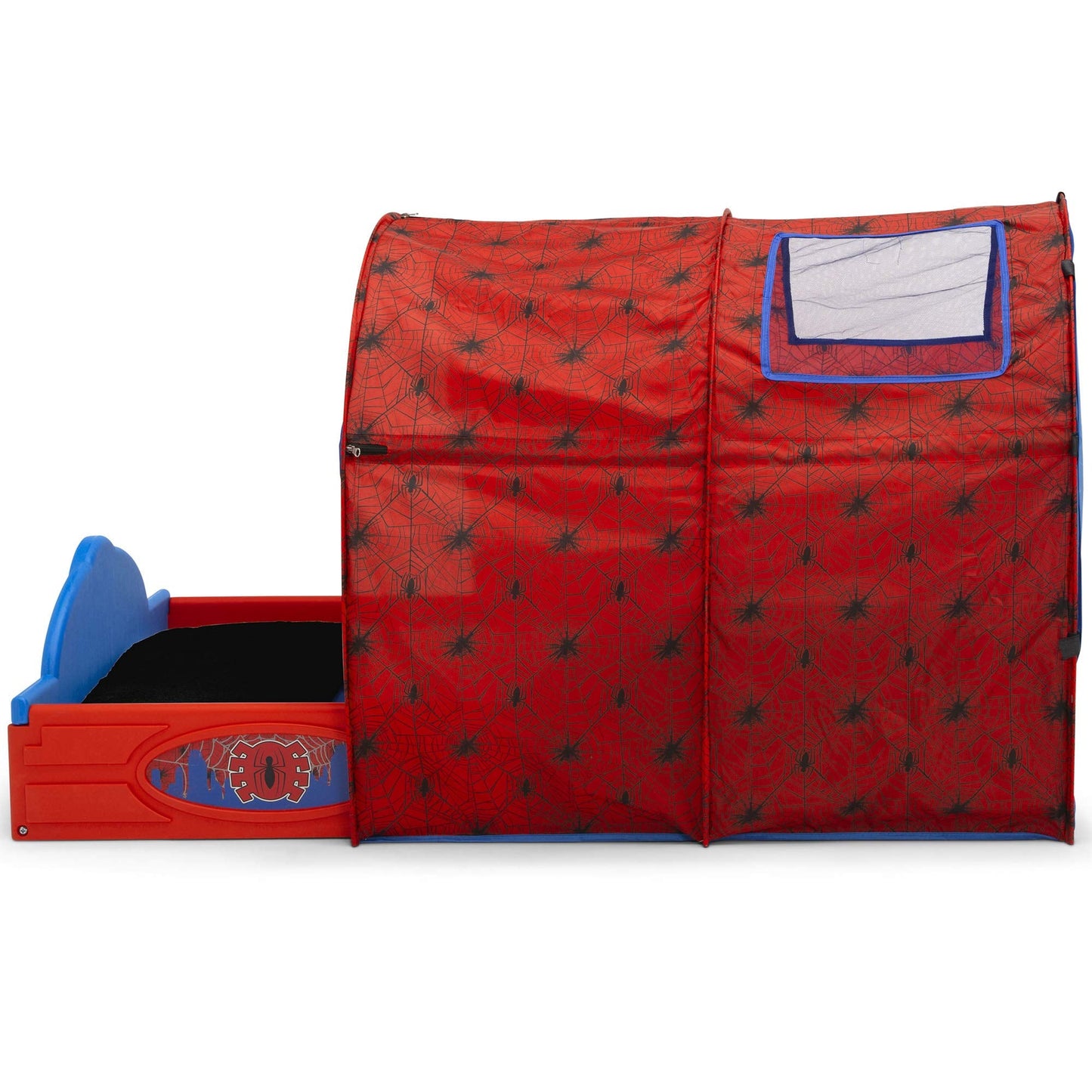 Marvel Spider Man Sleep and Play Toddler Bed with Tent by Delta Children