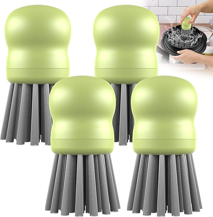 Mini Dish Brush for Cleaning Chicken Shredder, Palm Brush Dish Scrubber