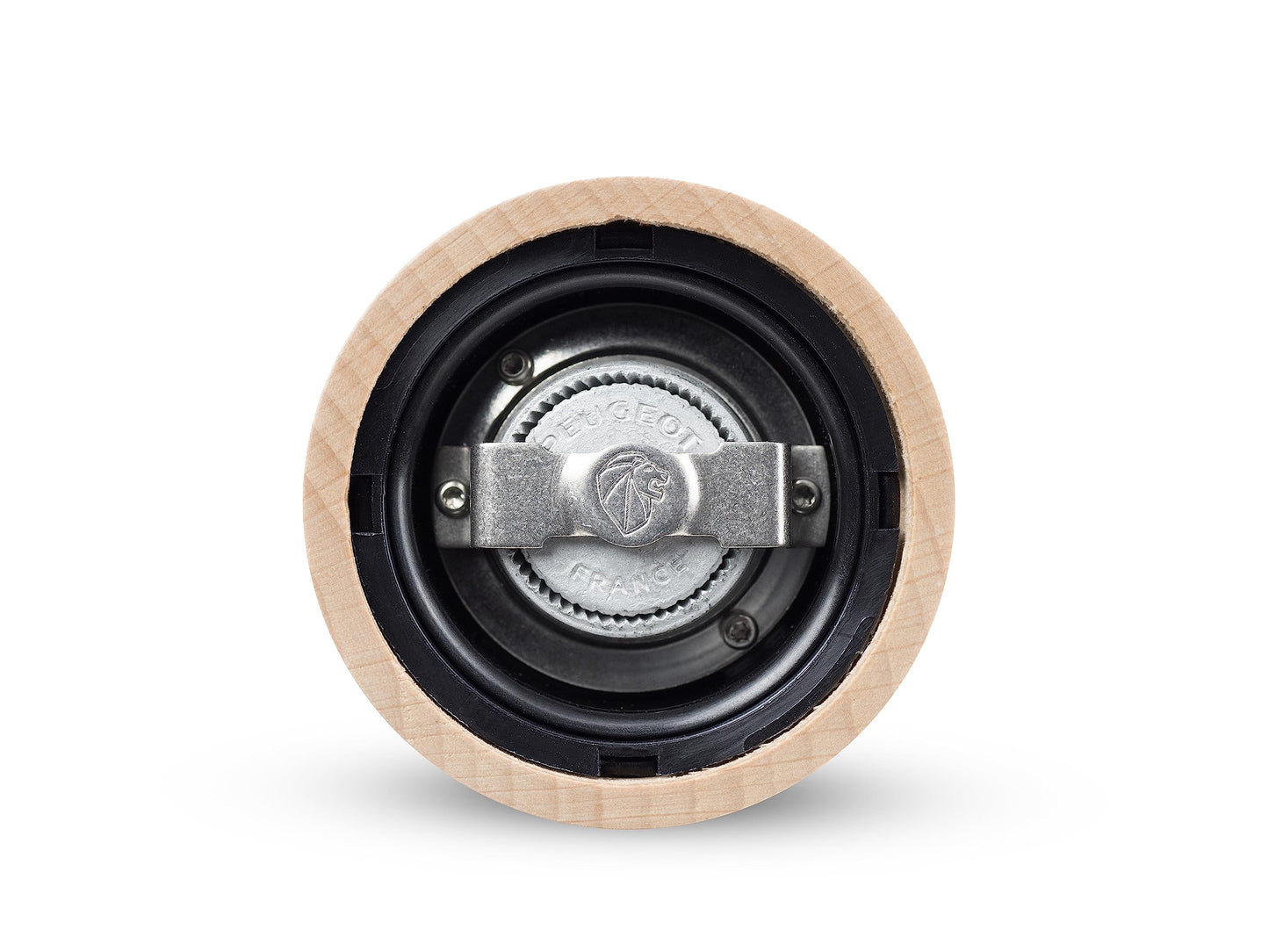 PEUGEOT - Paris u'Select 18 cm- 7 in. Pepper and Salt Mill Set - 6 Predefined Grind Settings - Powdered Salt Innovation, Zirlion Mechanism - PEFC-Certified Wood - Made in France - Natural Finish