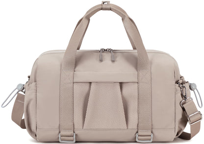 LEDAOU Small Gym Bag for Women, Mini Duffle Bag with Yoga Mat Holder Lightweight Carry On Sports Bag with Separate Shoe Pocket & Wet Pocket Duffel Bags Dance Yoga Workout Bag