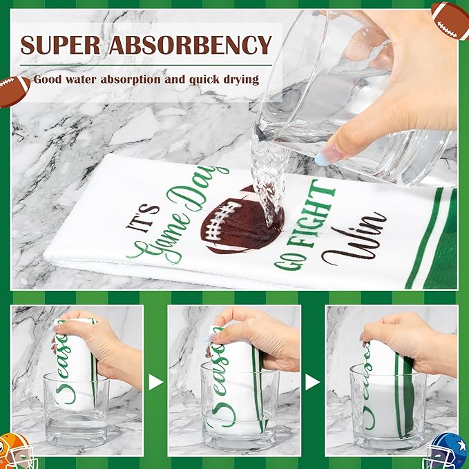 R HORSE Funny Football Kitchen Dish Towels