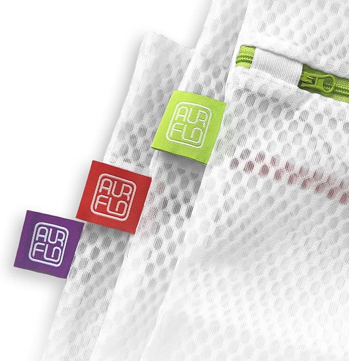 Mesh Laundry Bags for Delicates – 3 Medium Durable Net